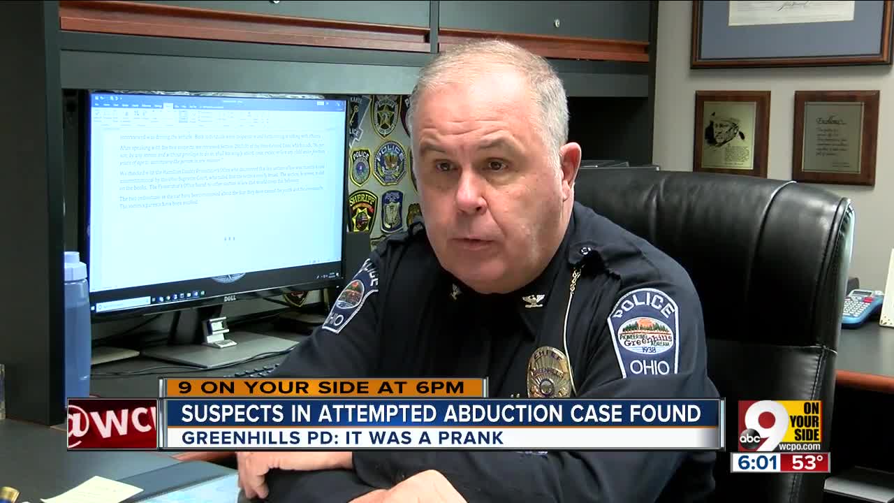 Police say reported abduction attempt was actually a prank