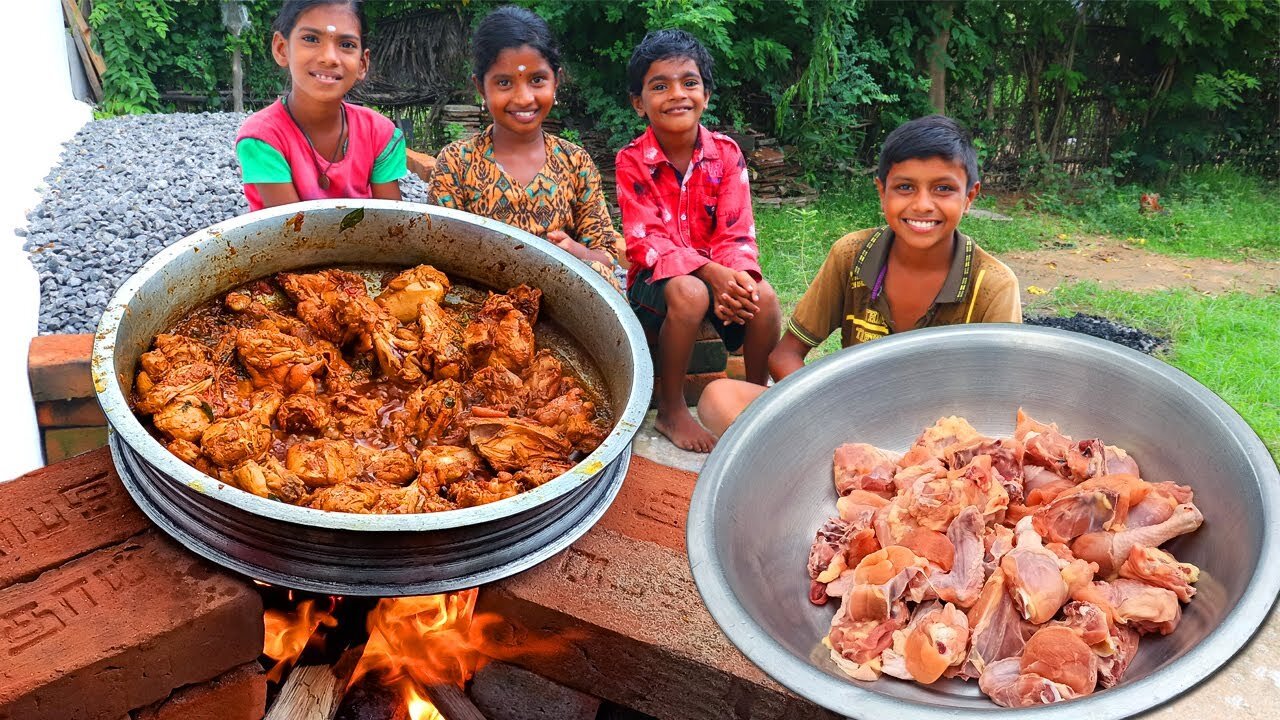 CHICKEN SUKKA KERALA STYLE | Village Chicken Chukka Recipe | Spicy Chicken Cooking and Eating