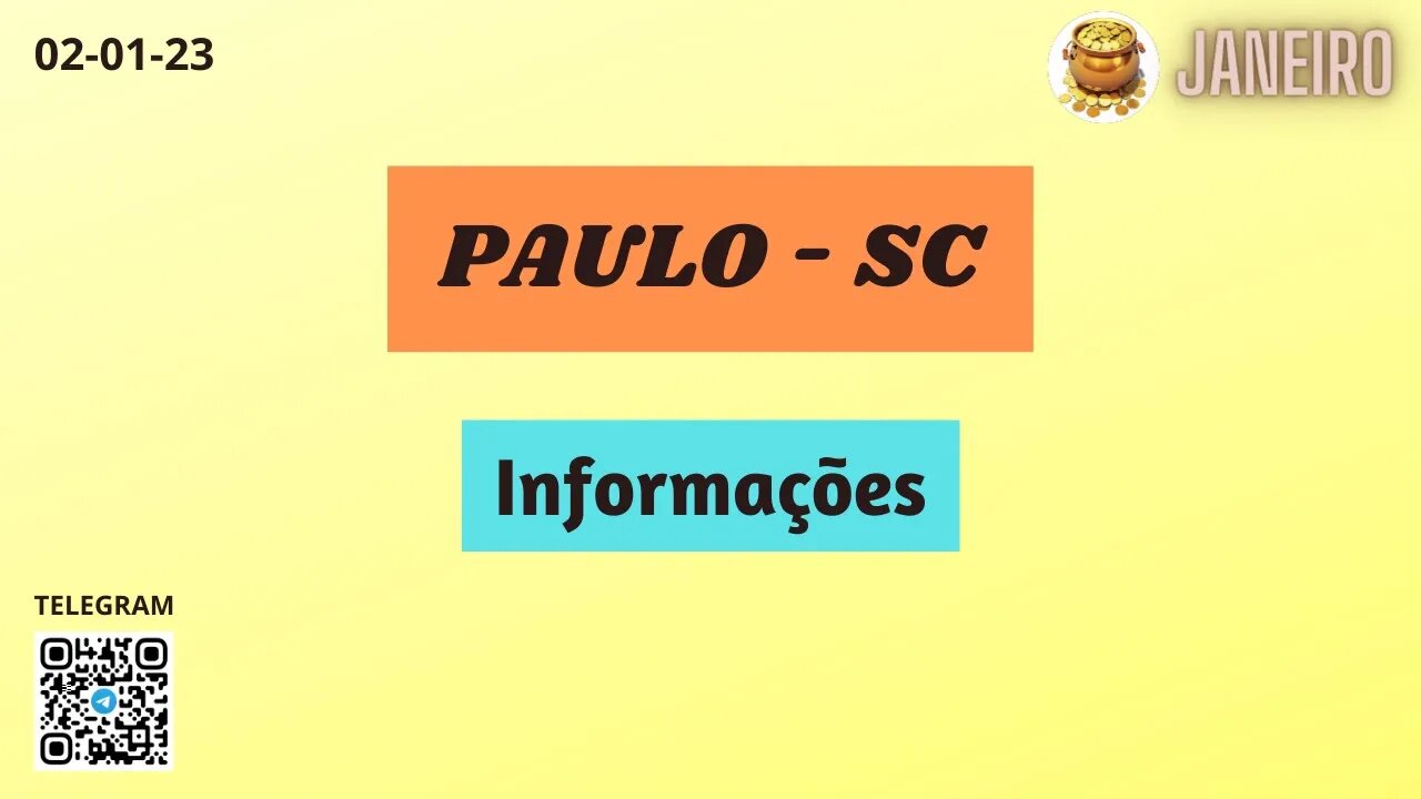 PAULO-SC Informações