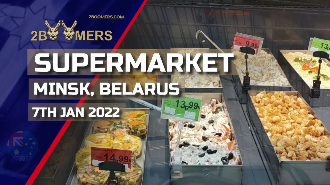 SUPERMARKET IN MINSK BELARUS - 7TH JANUARY 2022