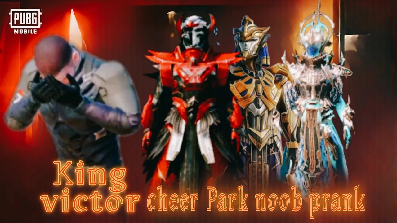 PUBG mobile | King victor - noob prank - cheer Park x suits challenge • gaming prank by UAGYt