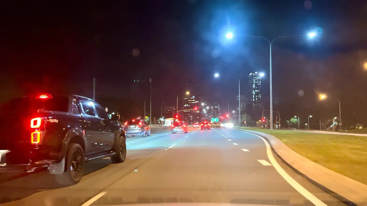 Driving on The Gold Coast at Night || 4K HDR Dolby Vision || QLD - AUSTRALIA