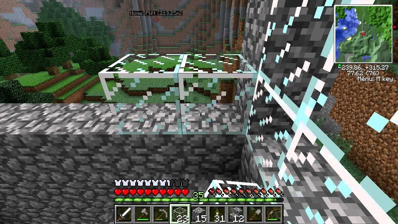 Let's Play Minecraft part 10 - Bond Movies discussion