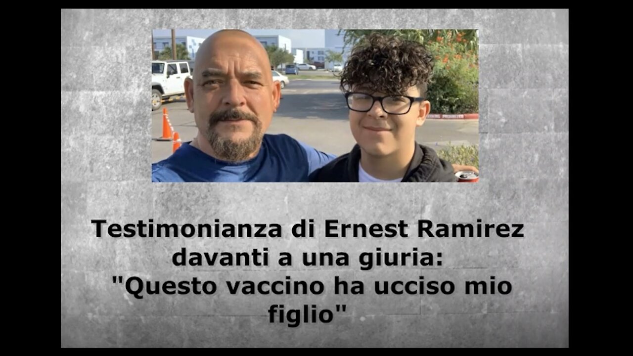 "Questo vaccino ha ucciso mio figlio"