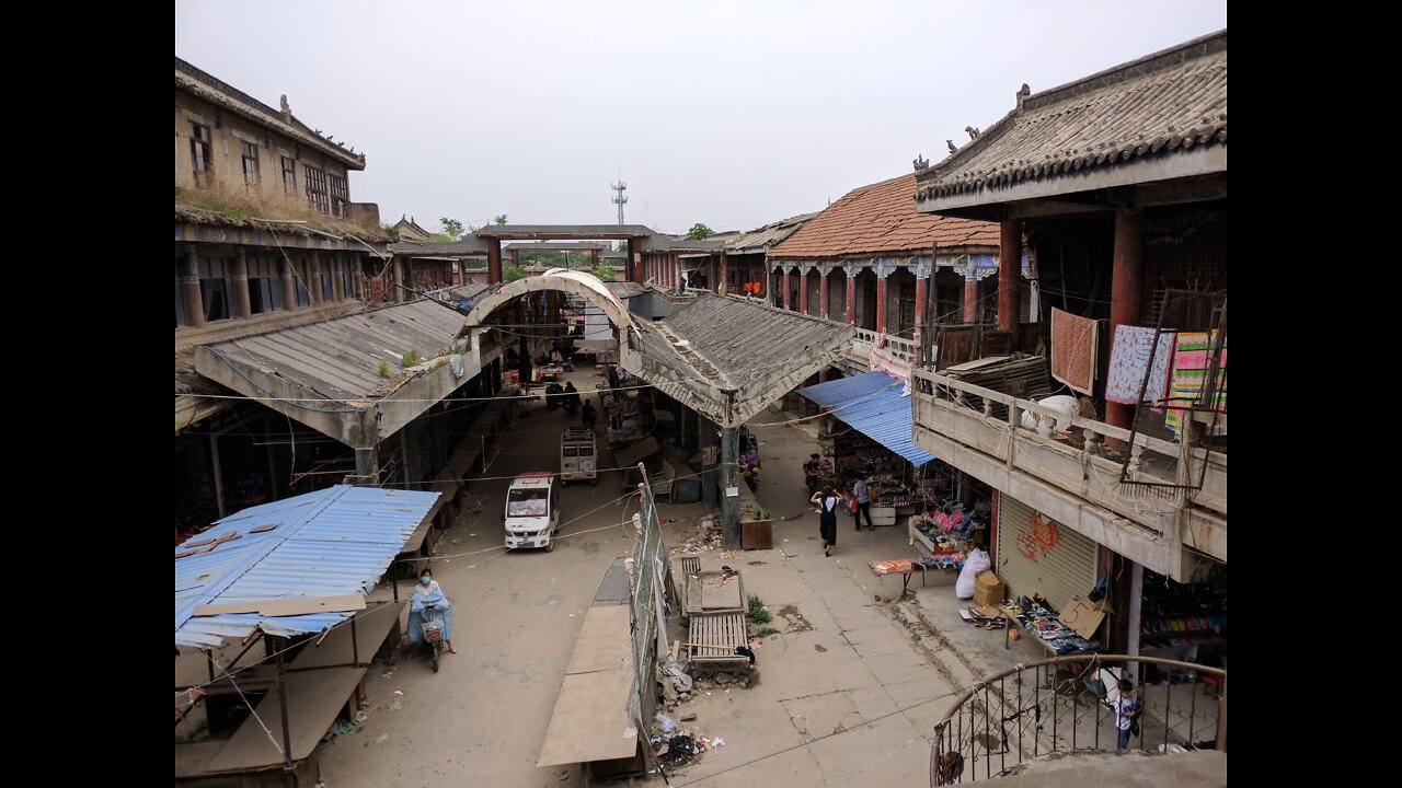 The ancient city of Suiyang 睢阳古城, Shangqiu 🇨🇳 (2018-06) {aerial}