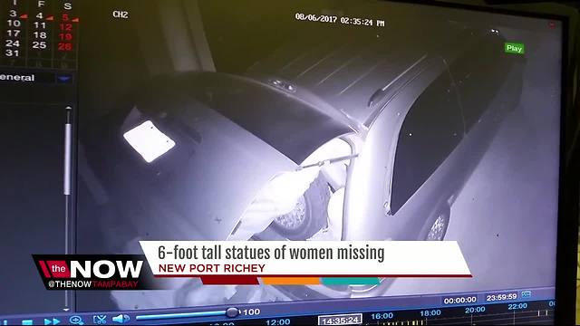 6-foot tall statues stolen in New Port Richey