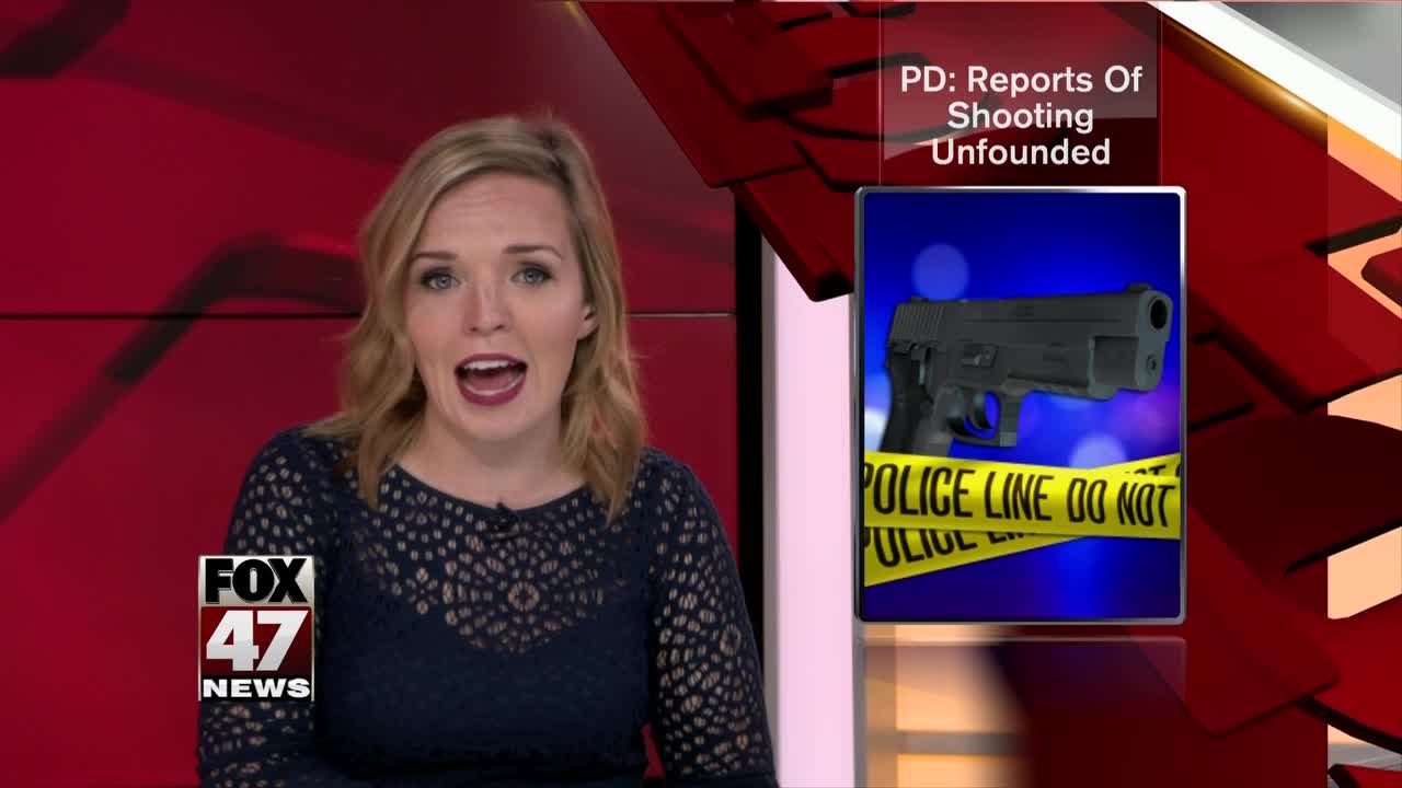 Reports of shooting unfounded