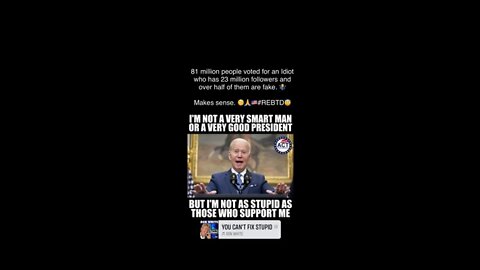 The Stupid Voters⁉️🧐🙏🇺🇸#REBTD😇