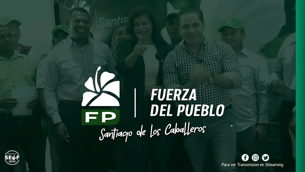 ALTAGRACIA GONZÁLEZ Y JAIME PERELLÓ - INSCRIPCIONES PRE-CANDIDATURAS FP SANTIAGO