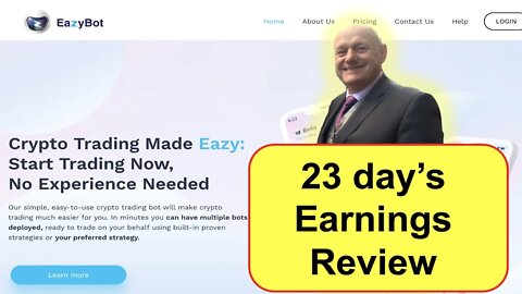 EazyBot 23 day earning review