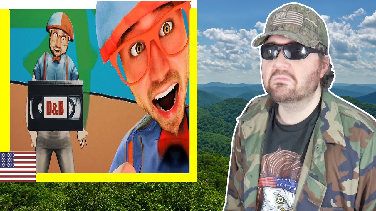 Blippi 3D With Pewdiepie - Cartoon For Advanced Kids - Original Parody (MR) - Reaction! (BBT)