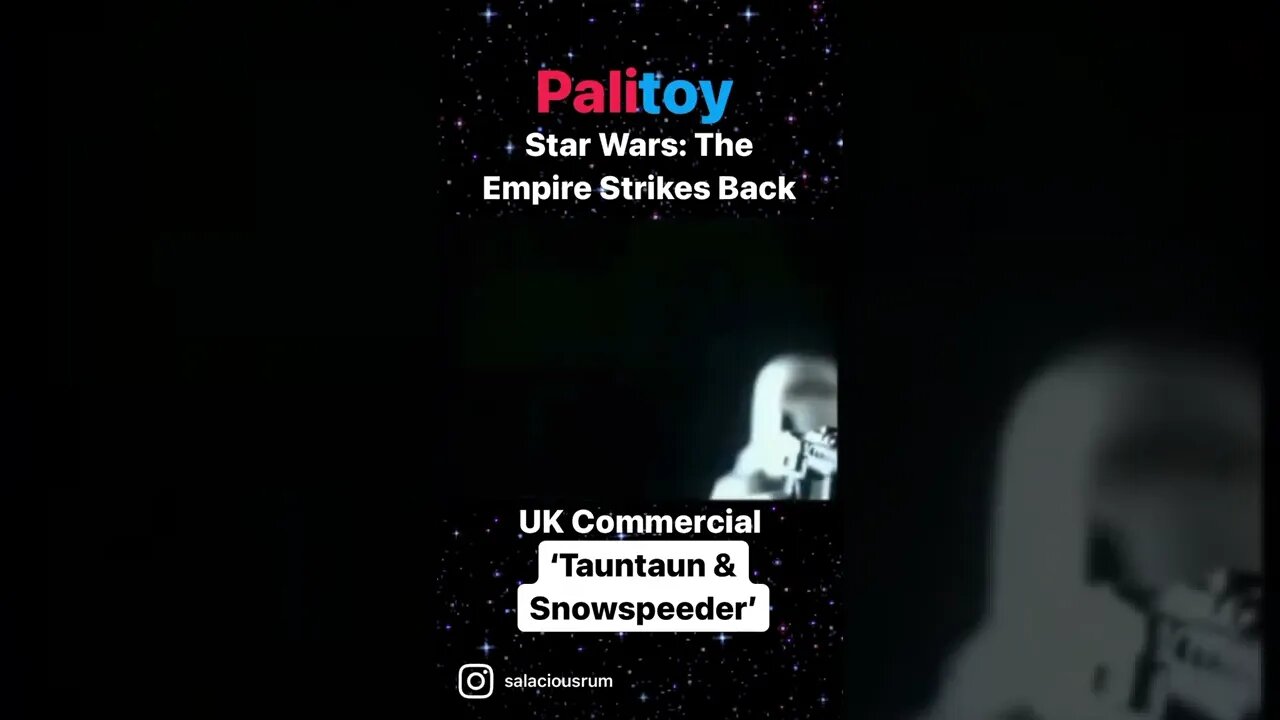 Star Wars: The Empire Strikes Back ‘Tauntaun & Snowspeeder’ - Palitoy UK Commercial #shorts