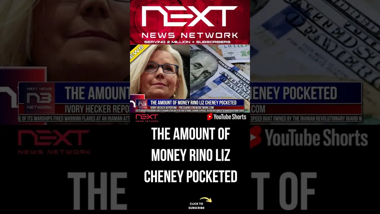 The Amount of Money RINO Liz Cheney Pocketed #shorts