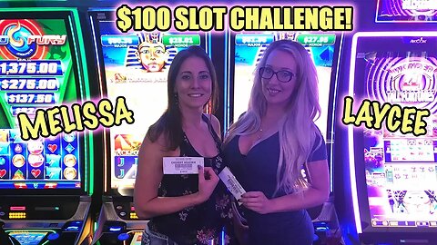 $100 SLOT CHALLENGE! 💰Part 2 💰Dreams of Egypt Slots | Slot Ladies