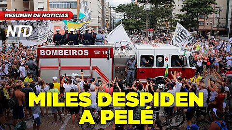 Sepultan a Pelé tras cortejo fúnebre; Más países imponen restricciones a viajes desde China