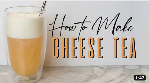 How to make cheese tea at home