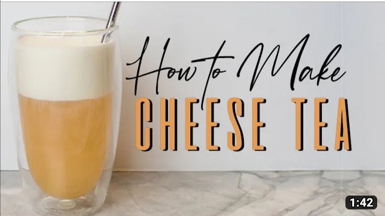 How to make cheese tea at home