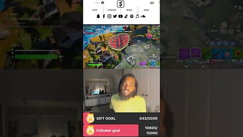 Rock Mercury plays Fortnight on tiktok Live with Rockers and Mercurians #fortnitebattleroyale