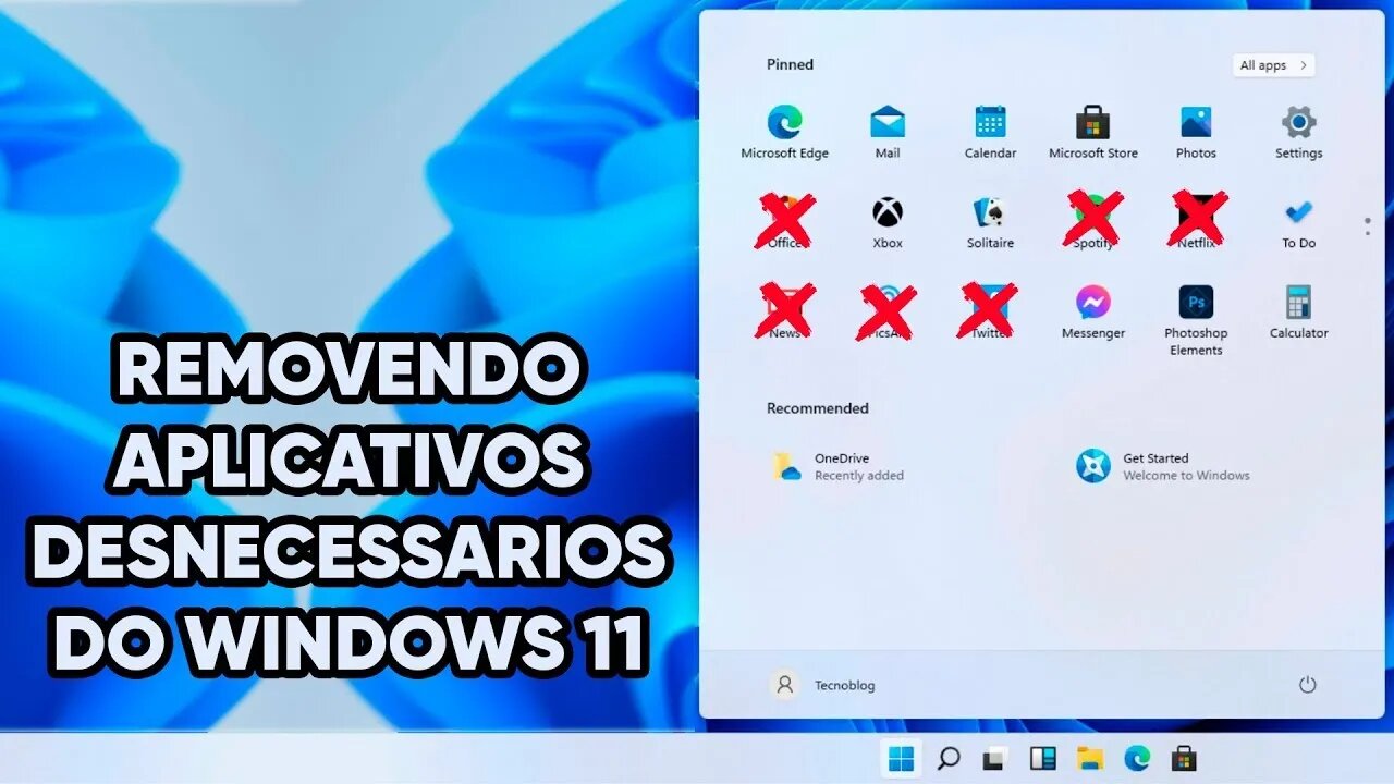 REMOVA APLICATIVOS não utilizados do WINDOWS 11!