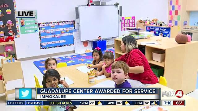 Guadalupe Center awarded for community service