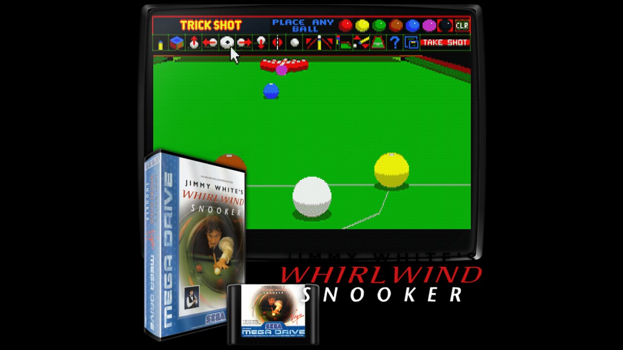 Jimmy White's Whirlwind Snooker - rom - megadrive - download- link direct