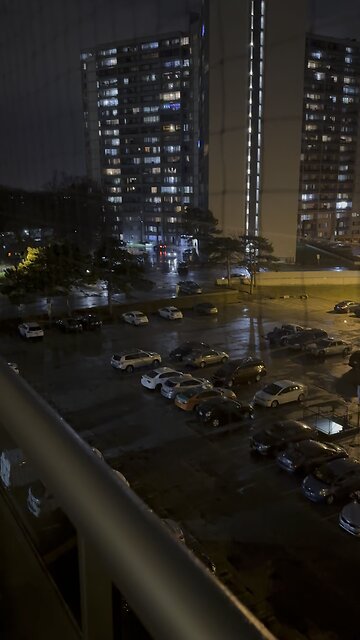 Night scene in toronto