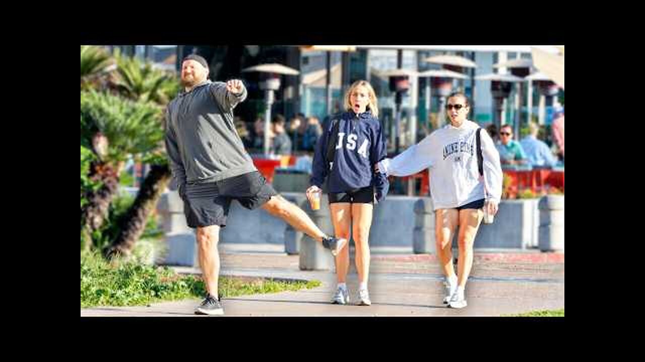 Funny WET FART Prank at the Beach! Leg Shakes UNLEASHED!