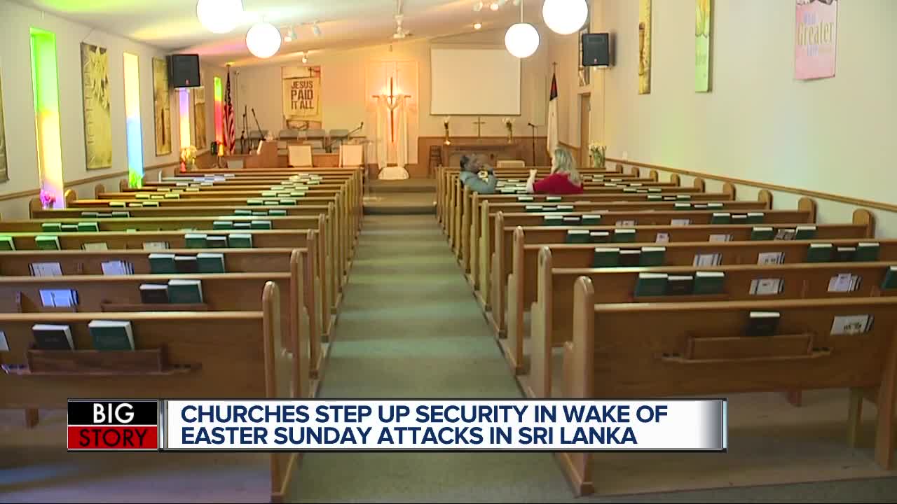 Churches step up security in wake of Sri Lanka attacks