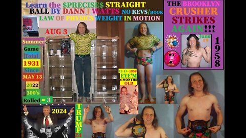 Learn how to become a better straight ball bowler #70 with Dann the CD born MAN on 8-3-22.#70 bowl video