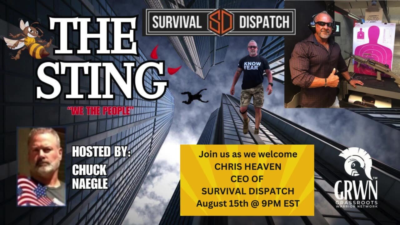 THE STING PODCAST Welcomes Chris Heaven CEO of SURVIVOR DISPATCH