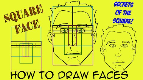 How to Draw Faces: Square Face