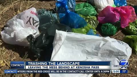 Kenosha Pass Campground hit with a lot of left behind trash