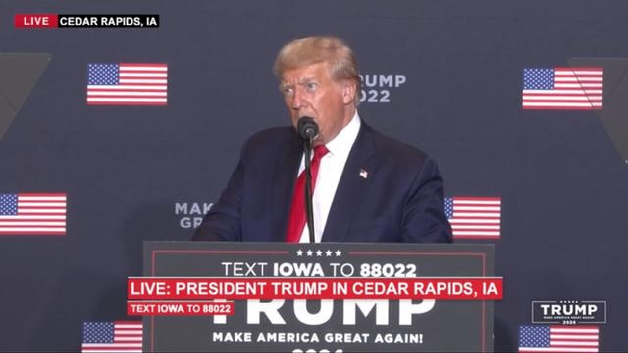 LIVE: President Trump in Cedar Rapids, IA