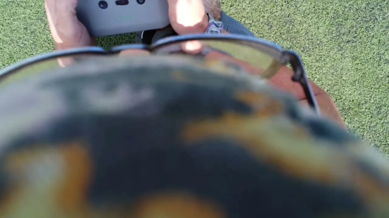 DJI Mavic Mini 2 taking of from my Head