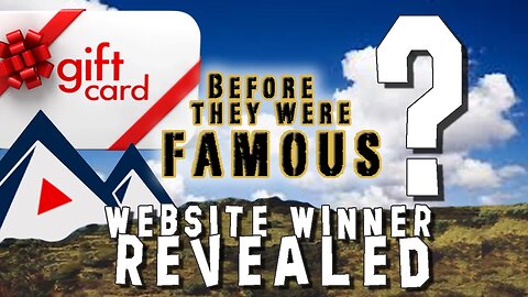 WEBSITE WINNER REVEALED