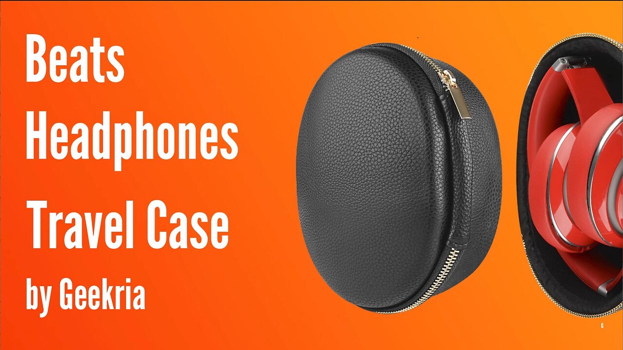 Beats Over-Ear Headphones Travel Case, Hard Shell Headset Carrying Case | Geekria