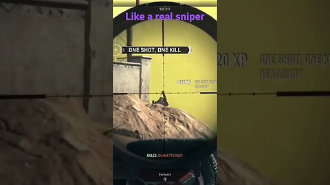 This snipe felt so real. #warzone #cod #callofduty #sniper #gaming