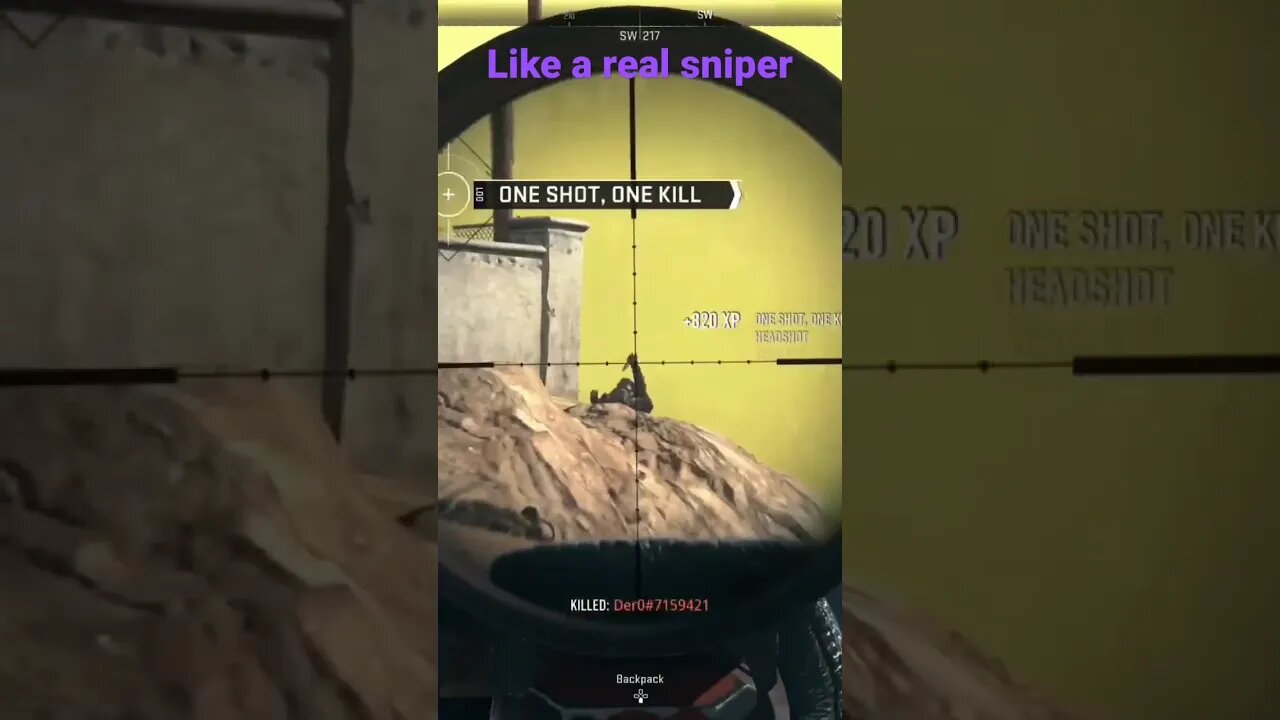 This snipe felt so real. #warzone #cod #callofduty #sniper #gaming