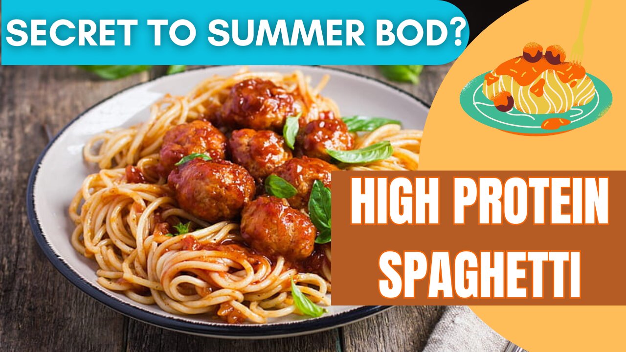 Summer bod, Here We Come! High Protein Spaghetti with Chicken Meatballs
