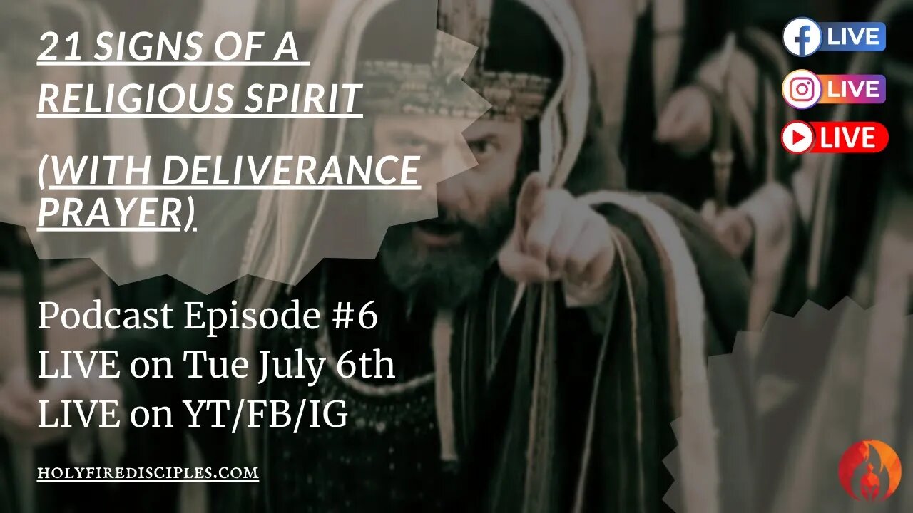 21 Signs of a Religious Spirit w/ Deliverance Prayer #deliverance #spiritualwarfare