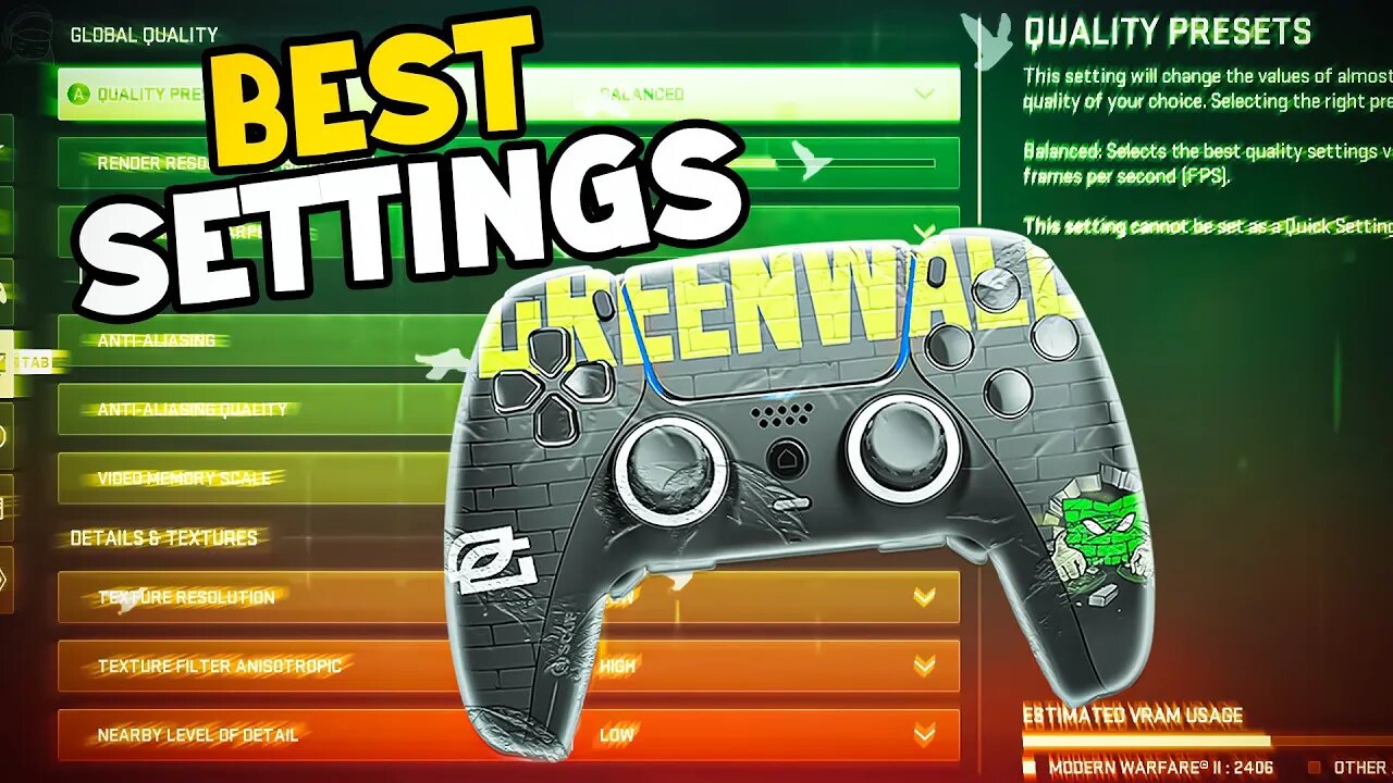 *BEST* Updated Modern Warfare 2 Ranked Controller Settings