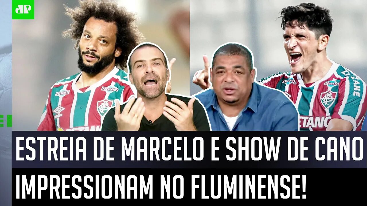 "Gente, o Marcelo é MUITO ACIMA DA MÉDIA! E o Cano pra mim..." Estrelas do Fluminense IMPRESSIONAM!