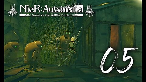 Helping Out Pascal's Village | C Route | Nier: Automata | Blind PS4 Gameplay 5 | SpliffyTV