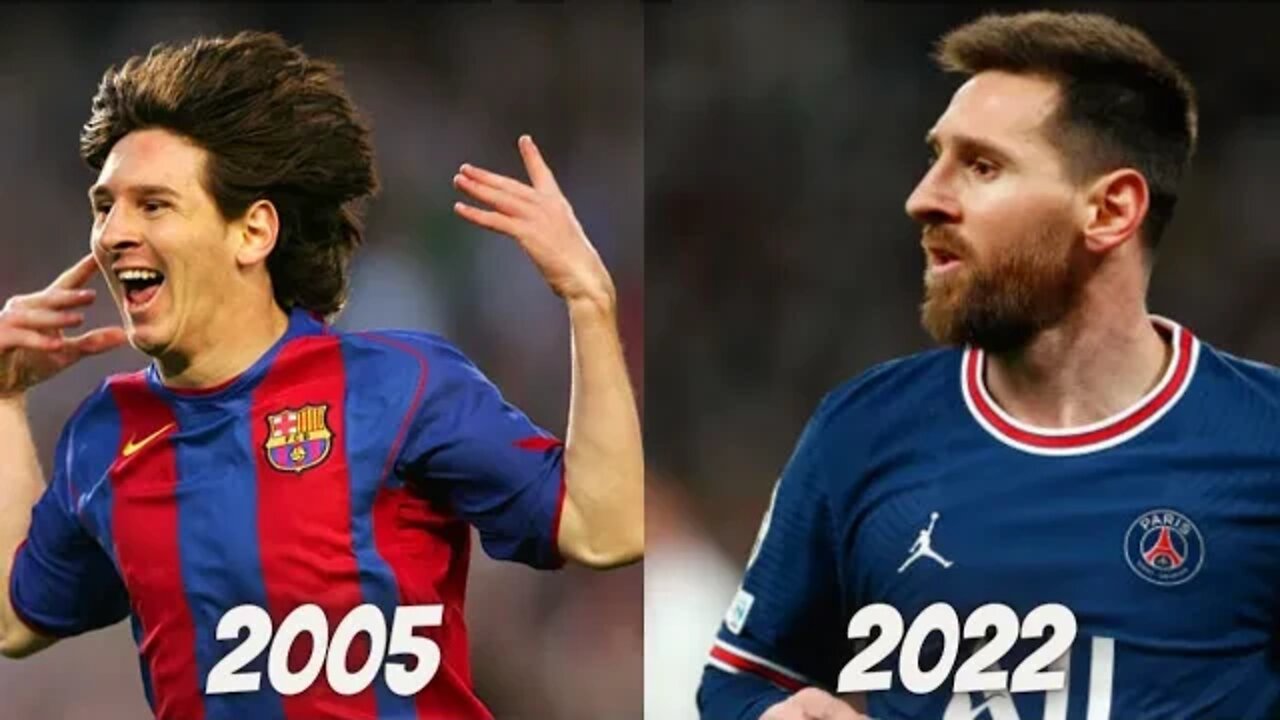 A INCRÍVEL TRANSFORMAÇÃO DE LIONEL MESSI. 😱😱😱