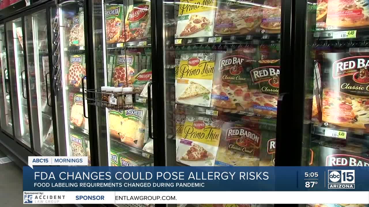 FDA change could pose allergy risks