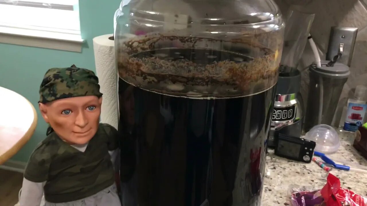 New Year’s Day Bottling the Dark Ale