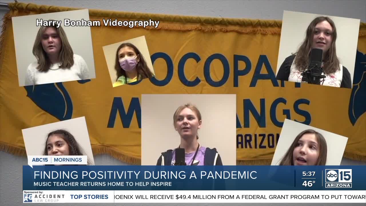 Cocopah Middle School students sing 'Lean on Me' tribute