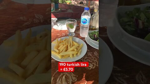 TURKEY TRAVEL - costs of meals