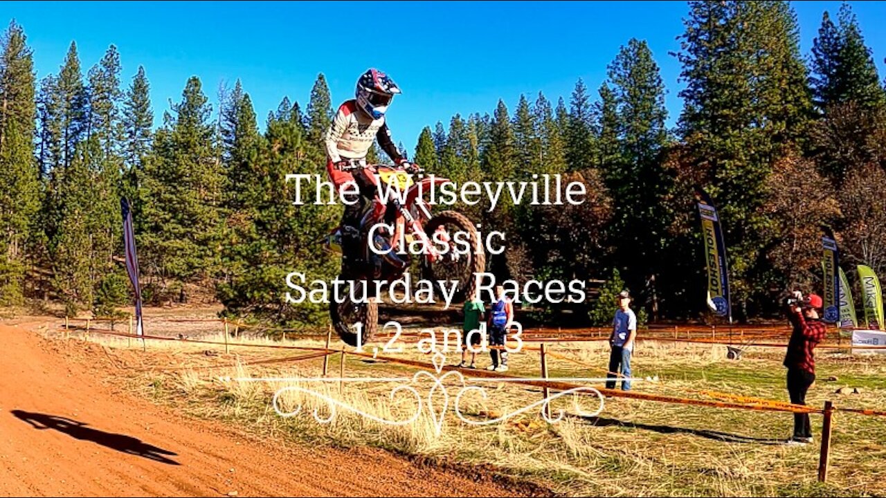 Racing at Wilseyville... Saturdays races 1,2 and 3