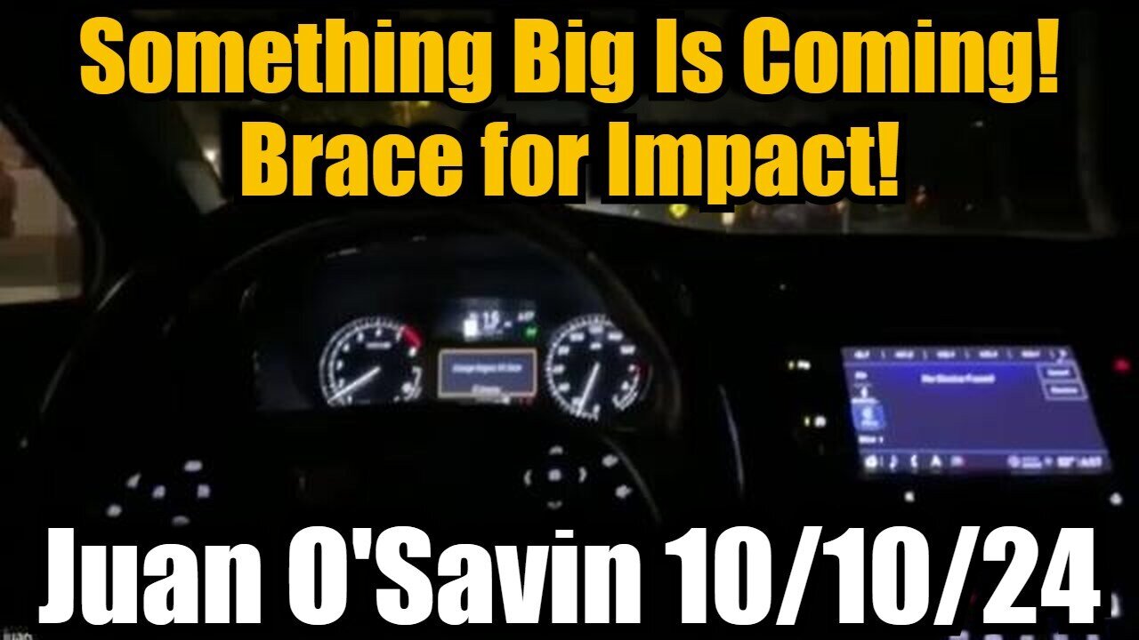 Juan O'Savin Breaks Silence - Something Big Is Coming - Brace For Impact As He Reveals..- Oct 11..